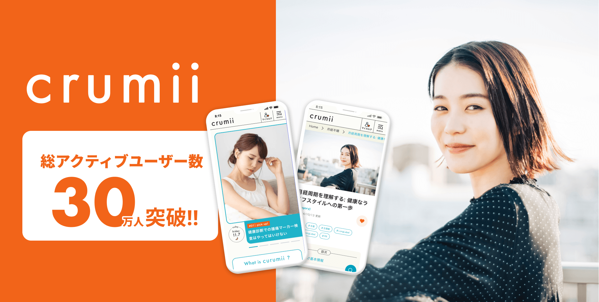 総アクティブユーザー数30万人突破!!の病院・クリニック検索掲載案内のメイン画像